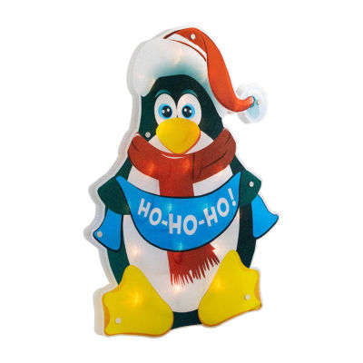 Northlight 17.5in Prelit Penguin Christmas Window Decor