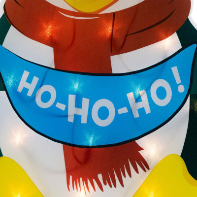 Northlight 17.5in Prelit Penguin Christmas Window Decor