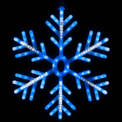 Northlight 24.5in Led Snowflake Christmas Window Decor