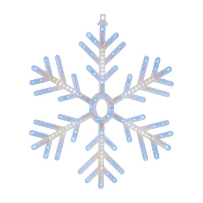 Northlight 24.5in Led Snowflake Christmas Holiday Window Decor