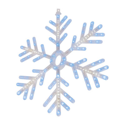 Northlight 24.5in Led Snowflake Christmas Window Decor