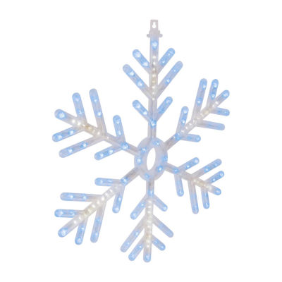 Northlight 24.5in Led Snowflake Christmas Window Decor