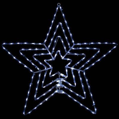 Northlight 24in Led Layered Stars Christmas Window Decor