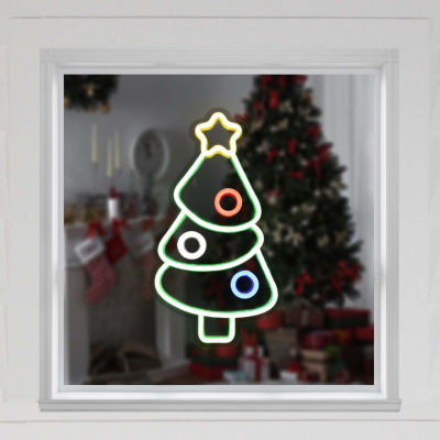 Northlight 15in Led Christmas Tree Christmas Holiday Window Decor