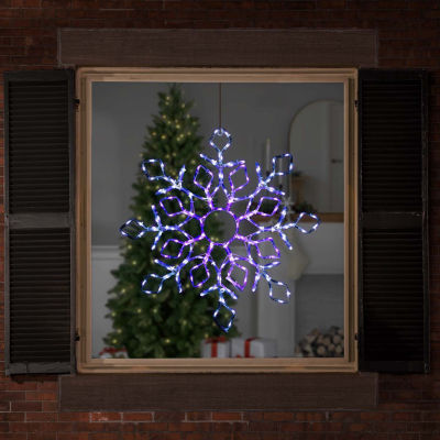 Northlight 23in Prelit Snowflake Christmas Window Decor