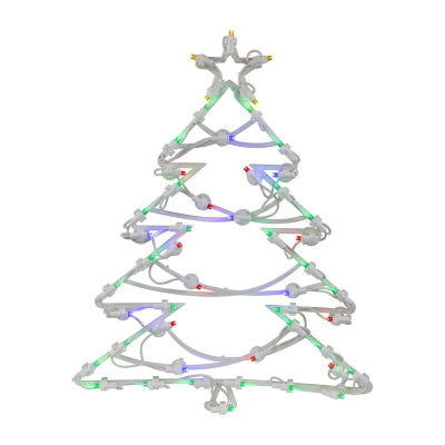 Northlight 16in Led Tree Christmas Window Decor