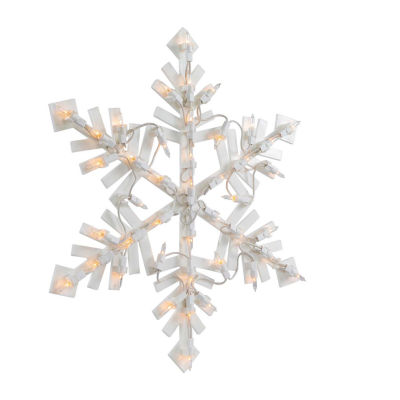 Northlight 15.5in Snowflake Christmas Window Decor