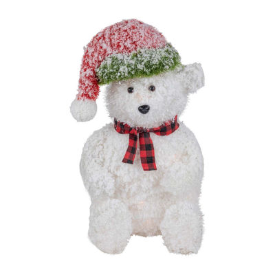 Northlight Lighted Snowy Polar Bear  Décor Christmas Yard Art