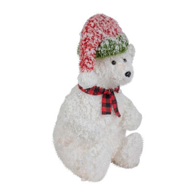 Northlight Lighted Snowy Polar Bear  Décor Christmas Yard Art