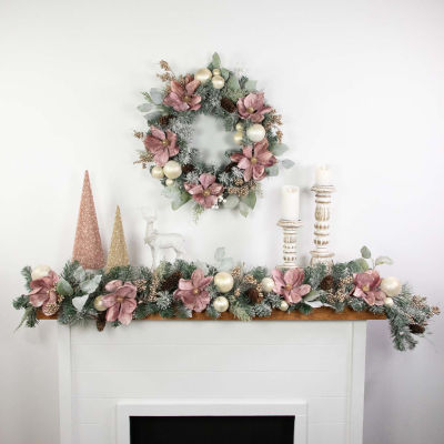 Northlight Frosted Pine Artificial Christmas Indoor Garland