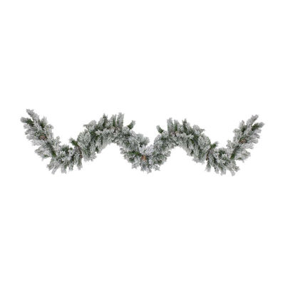 Northlight Flocked Angel Pine Indoor Christmas Garland