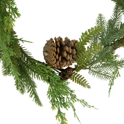 Northlight 5ft Pine And Pinecone   Unlit Indoor Christmas Garland