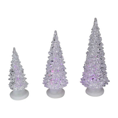 Northlight Color Changing Led Trees 3-pc. Lighted Christmas Tabletop Decor