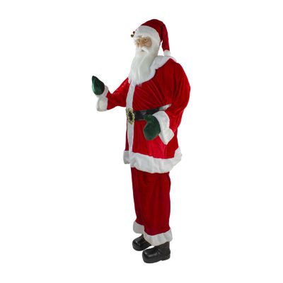 Northlight Life Size Plush Santa Figurine