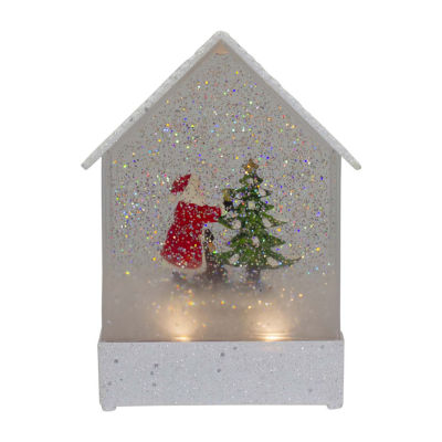 Northlight 8.25in House Shape Christmas Snow Globe