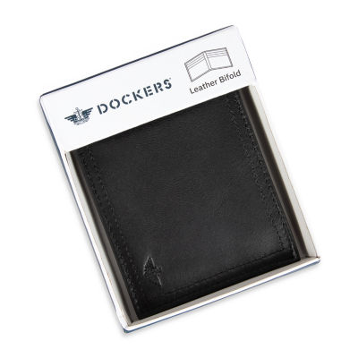 Dockers Rfid Extra Capacity Mens Bifold Wallet