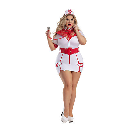 Womens Costume, 1x, White