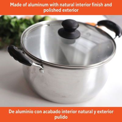 IMUSA 8-qt. Aluminum Stockpot with Lid