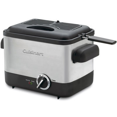 Cuisinart® Compact Deep Fryer, Color Brushed Ss
