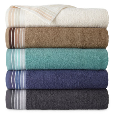 Home Expressions™ Ombre Stripe Bath TowelsJCPenney