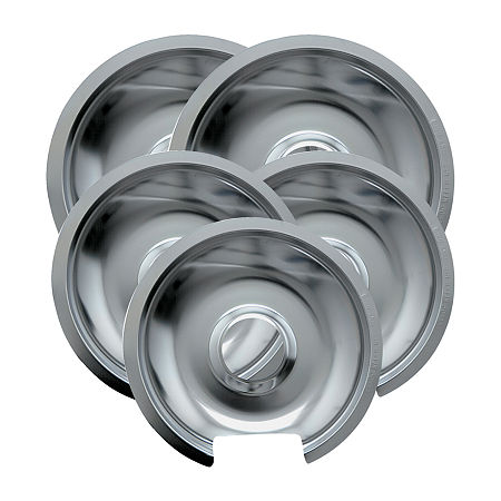 Range Kleen 5-Pk. Drip Bowl, One Size, Silver