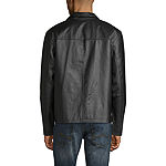 Vintage Leather Zipper Jacket