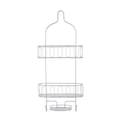 Home Basics Shower Caddy, Color Silver JCPenney