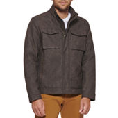 Levi's® Men's Faux Suede Shirt Jacket, Color: Cognac - JCPenney