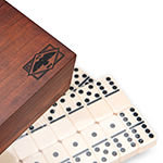Blksmith Double Nine Dominoes Deluxe Wooden Box Set