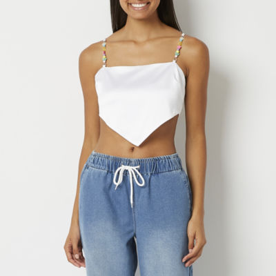 Tie Backless Tops Forever 21 Forever 21 Womens Juniors Square Neck