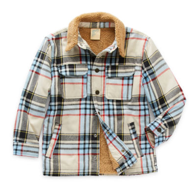 Thereabouts Sherpa Little & Big Boys Shirt Jacket