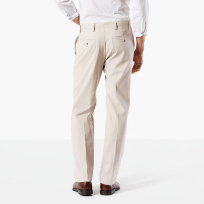 Dockers Easy Khaki With Stretch Mens Big and Tall Classic Fit Pleated Front Pant