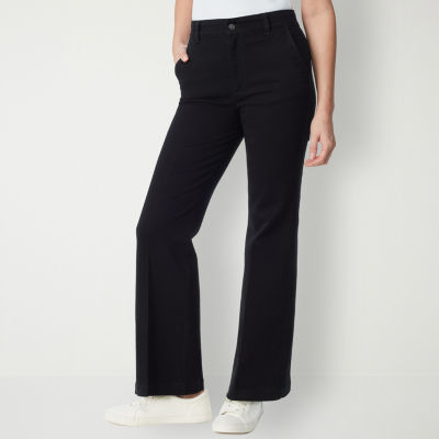 Gloria Vanderbilt Women's Shape Effect Pull-On Flared-Leg Jeans - Macy's