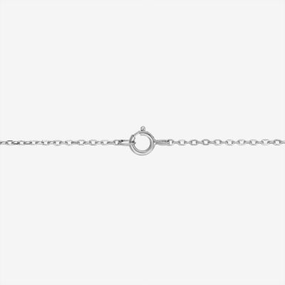 Womens Simulated Turquoise Sterling Silver Pendant Necklace