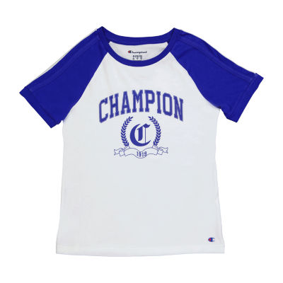 Champion Big Girls Crew Neck Short Sleeve Graphic T-Shirt