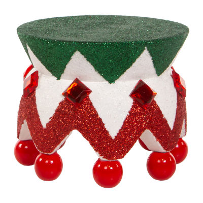 Kurt Adler 4-Inch Hollywood Glittered Christmas Nutcracker Base