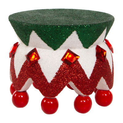 Kurt Adler 4-Inch Hollywood Glittered Christmas Nutcracker Base