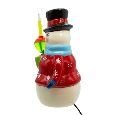 Kurt Adler 10-Inch Ceramic With Bubble Christmas Tabletop Decor