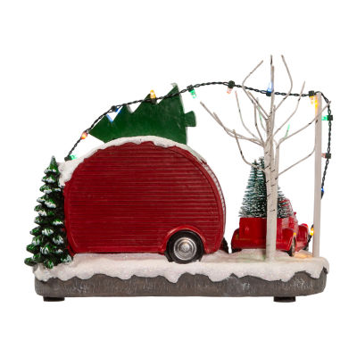 Kurt Adler "4.7-Inch Battery Operated ""Trees""" Lighted Christmas Tabletop Decor