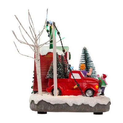 Kurt Adler 4.7-Inch Battery Operated "Trees" LED Lighted Christmas Tabletop Decor