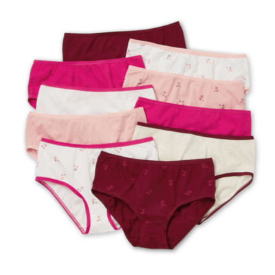 Thereabouts Little & Big Girls 10 Pack Hipster Panty