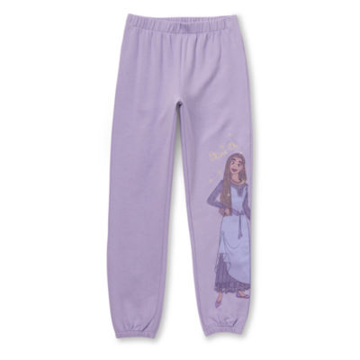 Disney Collection Little & Big Girls Wish Tapered Fleece Jogger Pant