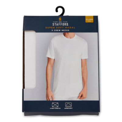 Roundtree & Yorke Big Tall Short Sleeve V-Neck Tees 3-Pack