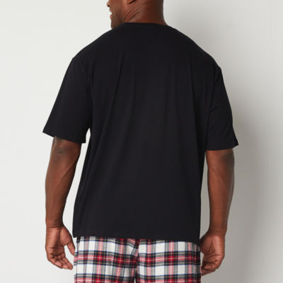 Stafford Mens Short Sleeve Crew Neck Pajama Top