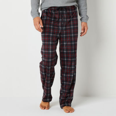 St. John's Bay Mens Flannel Jogger Pajama Pants