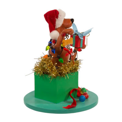 Kurt Adler 5-Inch In Present Scooby Doo Christmas Tabletop Decor