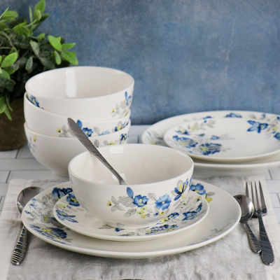 Gibson 12-pc. Ceramic Dinnerware Set