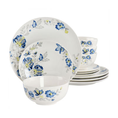 Gibson 12-pc. Ceramic Dinnerware Set