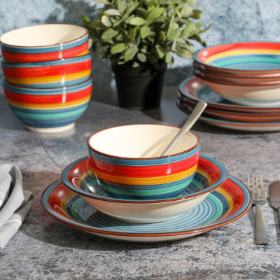 Gibson 12-pc. Stoneware Dinnerware Set