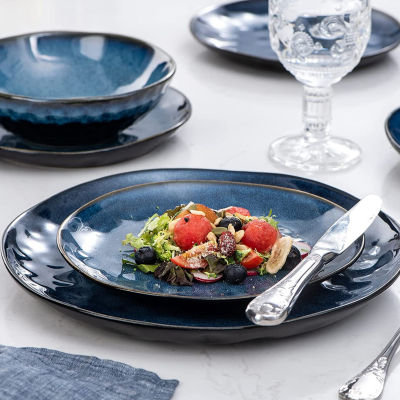 Elama 12-pc. Stoneware Dinnerware Set